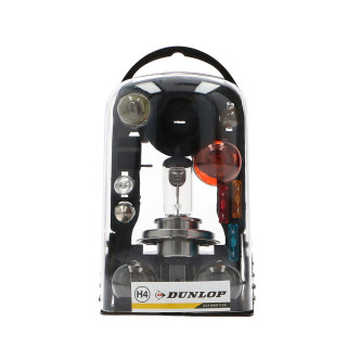Set de 11 Bombillas H4 y Fusibles para coche Dunlop