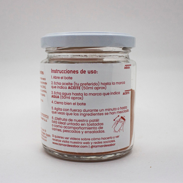 Paté deshidratado de tomate seco de Caspe al mojo picón